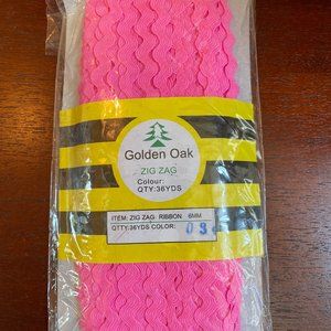 Bubble Gum Pink 6mm Ric Rac Trim